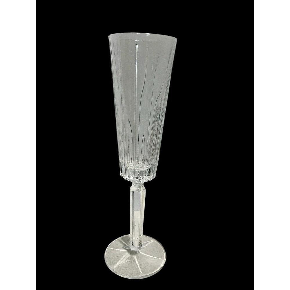 Single Replacement Crystal Champagne Glasse "Contour" by Block 9 1/8" Faceted